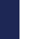 Minimalist plakat med mørkeblå og hvid, moderne fodboldkunst design