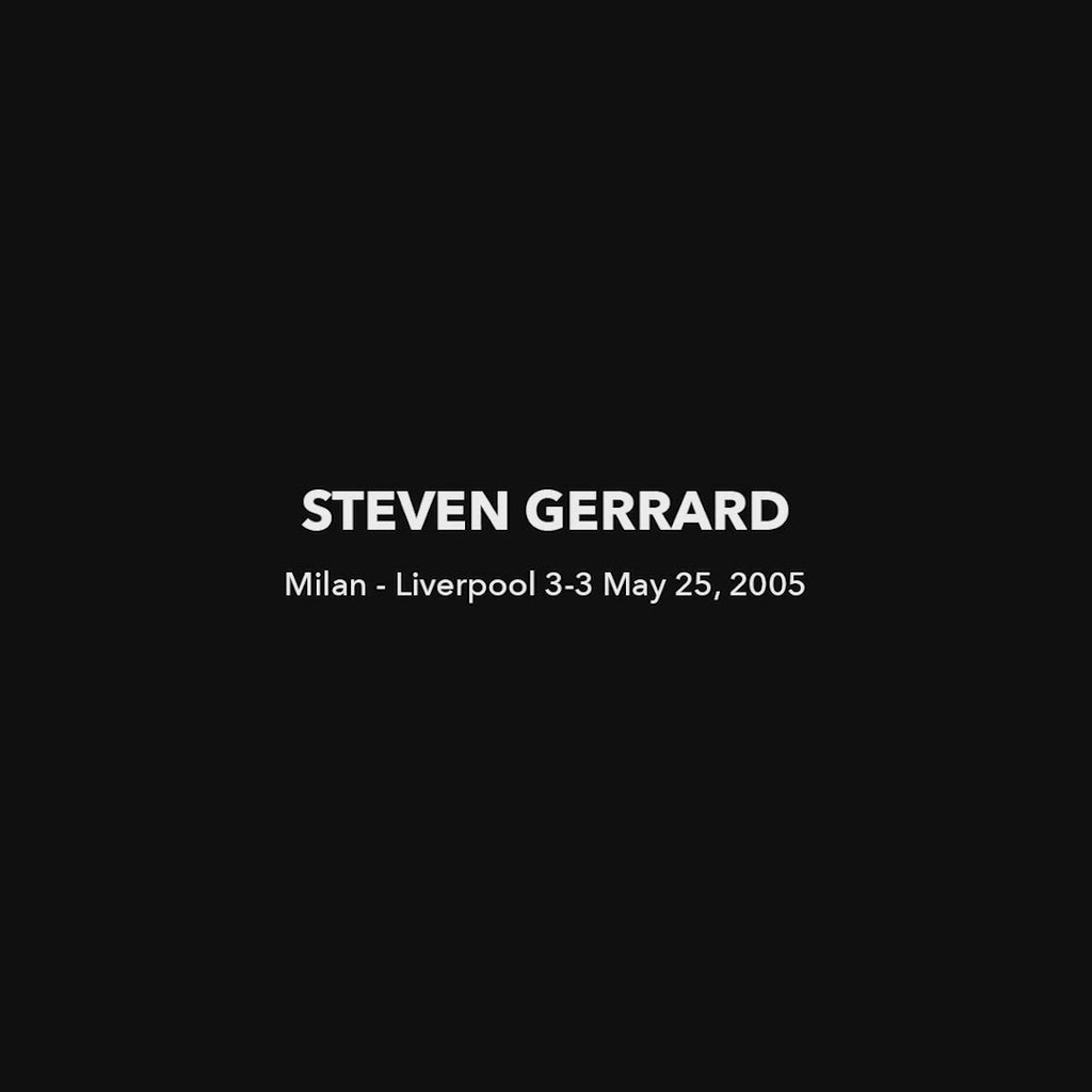 En video med Liverpool F.C. - Steven Gerrard fodbold plakaten fra Great Moments kollektionen - Olé Olé